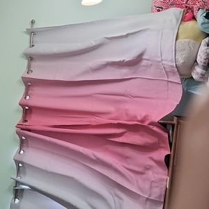 NWOT Pink Ombre curtains.